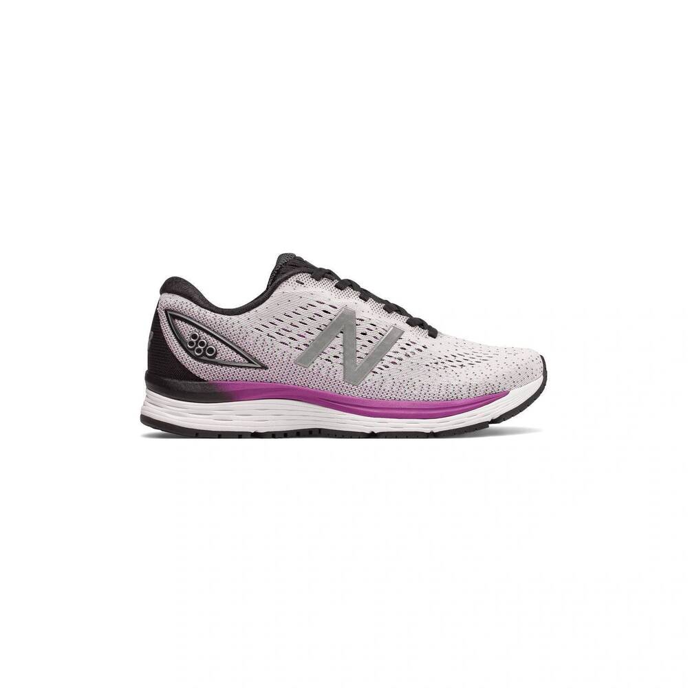 NEW NEW BALANCE women's 880 v9 running shoes in white/purple